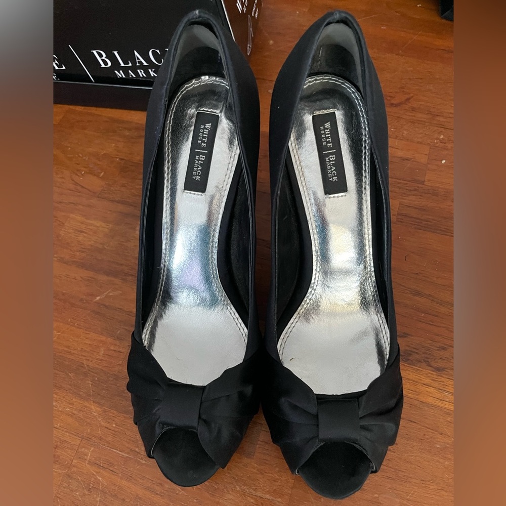 White House Black Market Ray Peeptoe Heel